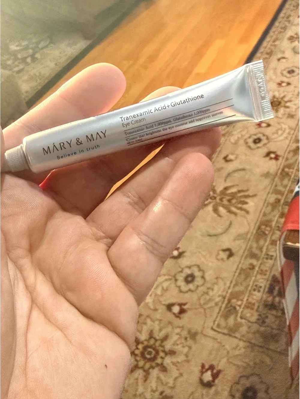 mary & may tranexamic acid glutathione eye cream Mary&May + Under (1,000ppm Each) 30g 000 ppm of tranexamic acid and glutathione Mary & May glutathione eye